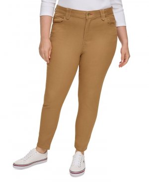 Сатиновые джинсы Waverly больших размеров, коричневый Tommy Hilfiger