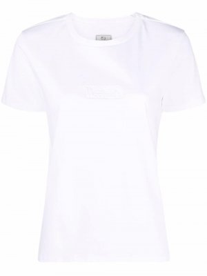 Debossed-logo T-shirt Woolrich. Цвет: белый