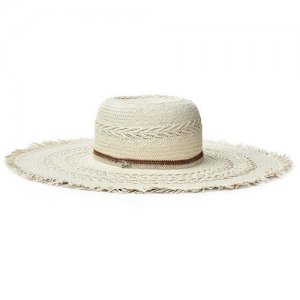 Шляпа натуральная с широкими полями RU 56 / EU S Patrizia Pepe. Цвет: бежевый