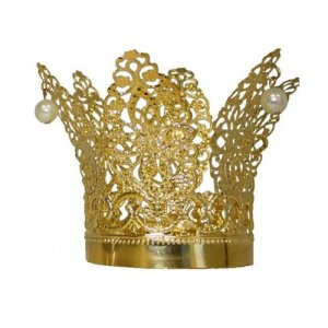 Корона золотая (5154), взрослые. RUBIE'S. Цвет: золотистый