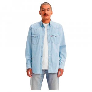 Рубашка с длинным рукавом Levi's Barstow Western Standard, синий Levi's