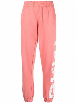 Logo-print sweatpants DKNY. Цвет: розовый