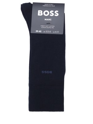 Носки хлопковые Marc BOSS. Цвет: синий