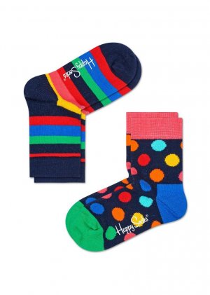 Носки 2-pack Kids Stripe Sock KSTR02 Happy socks
