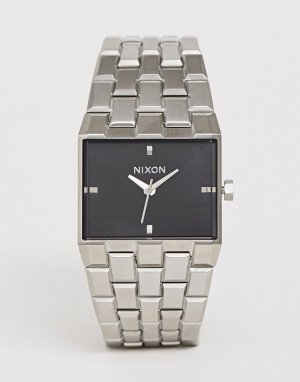 Серебристые часы с браслетом A1262 Ticket-Серебряный Nixon