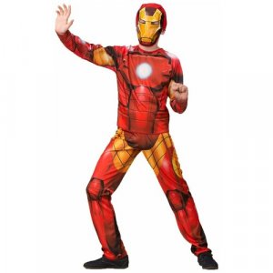 Карнавальный костюм Железный человек, размер 122-64 Батик. Цвет: красный/желтый