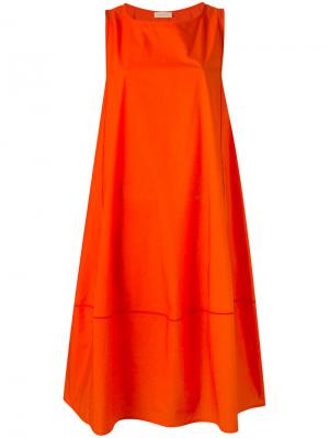 Расклешенное платье Wunderkind. Цвет: жёлтый и оранжевый