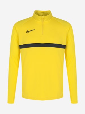 Джемпер футбольный мужской Dri-FIT Academy, Желтый Nike. Цвет: желтый
