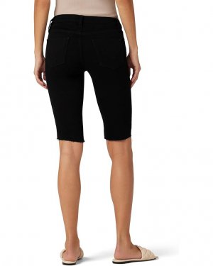 Шорты Amelia Mid-Rise Knee Shorts in Black, черный Hudson Jeans