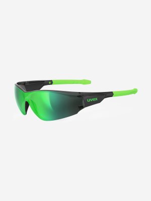 Солнцезащитные очки Sportstyle 218, Зеленый, размер Без размера Uvex. Цвет: зеленый