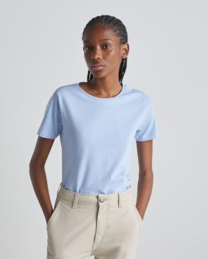 Женская базовая футболка с короткими рукавами , средняя сирень Easy Wear