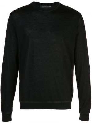 Классический вязаный свитер Mackintosh 0002. Цвет: черный