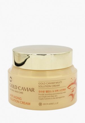 Крем для лица Enough GOLD CAVIAR Natural Skin Care антивозрастной «Золотая Икра», 80мл. Цвет: белый
