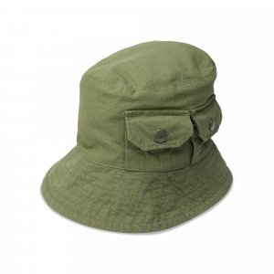Хлопковая шляпа Ripstop Explorer, оливковая Engineered Garments