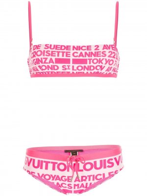 Бикини 2010-х годов с логотипом Louis Vuitton. Цвет: белый