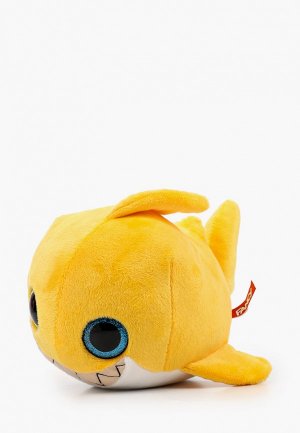 Игрушка мягкая Fancy Глазастик Акула, 22 см. Цвет: желтый