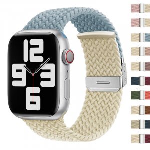Плетеная петля для Apple Watch 8 Ultra 7, браслет 49 мм, 41 45 нейлоновый Correa, серия IWatch 6, 3, 4, 5 SE, 38 40 42 44 мм VA VOOM