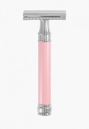 Станок для бритья Edwin Jagger  розовый Т-образный. Цвет: розовый