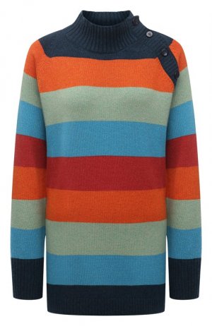 Кашемировый свитер Loro Piana. Цвет: разноцветный