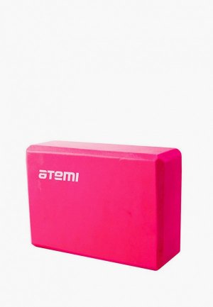 Блок для йоги Atemi. Цвет: розовый