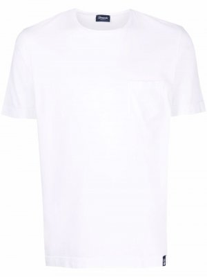 Рубашка с карманами Drumohr. Цвет: белый