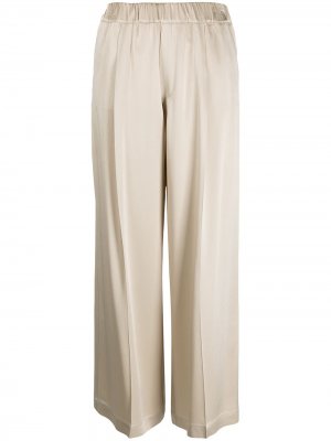 Широкие брюки с эластичным поясом Semicouture. Цвет: нейтральные цвета
