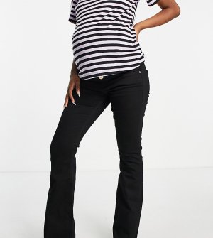 Черные расклешенные джинсы -Черный цвет River Island Maternity