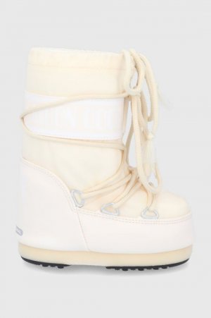 - Классические детские зимние ботинки из нейлона, бежевый Moon Boot