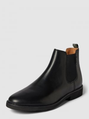 Кожаные ботинки челси с эластичными вставками , черный Polo Ralph Lauren
