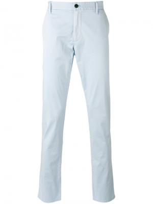 Классические брюки чинос Armani Jeans. Цвет: синий