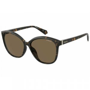 Солнцезащитные очки  PLD 4100/F/S 086 SP SP, коричневый, мультиколор Polaroid. Цвет: коричневый/микс