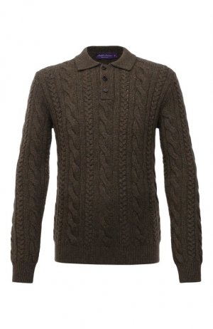 Кашемировый свитер Ralph Lauren. Цвет: хаки