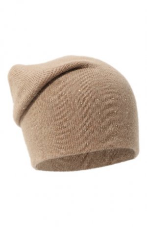 Кашемировая шапка William Sharp. Цвет: бежевый
