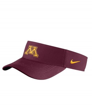 Мужской спортивный козырек Minnesota Golden Gophers темно-бордовый с боковой линией Nike