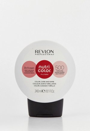 Краска для волос Revlon Professional NUTRI COLOR FILTERS тонирования 500 фиолетово-красный. Цвет: красный