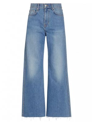 Укороченные широкие джинсы Taylor , цвет wanderer dust Veronica Beard