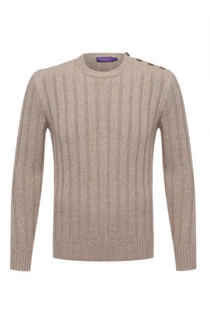 Кашемировый свитер Ralph Lauren. Цвет: бежевый