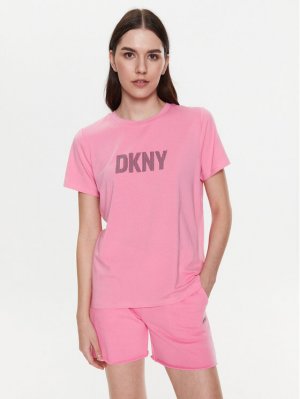 Футболка классического кроя Dkny Sport, розовый Sport