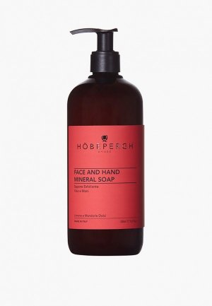 Жидкое мыло Hobepergh Asiago Face and Hand Mineral Soap, скраб для лица и рук, 500 мл. Цвет: прозрачный