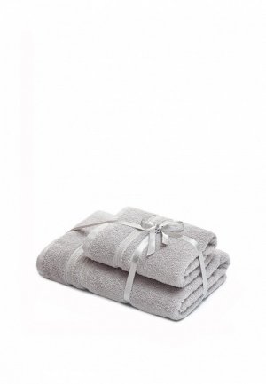 Комплект полотенец Luisa Moretti 2 шт.. Цвет: серый