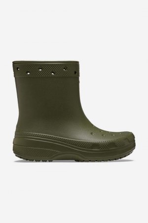 Классические резиновые сапоги Rain Boot , зеленый Crocs