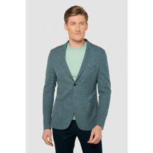 Пиджак , размер 48, зеленый KANZLER. Цвет: зеленый