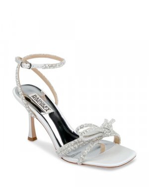 Женские босоножки на высоком каблуке Effie с ремешком щиколотке , цвет White Badgley Mischka
