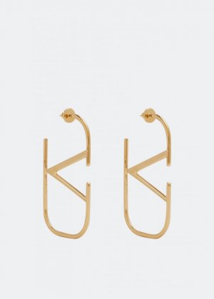 Серьги VALENTINO GARAVANI VLogo Signature earrings, золотой