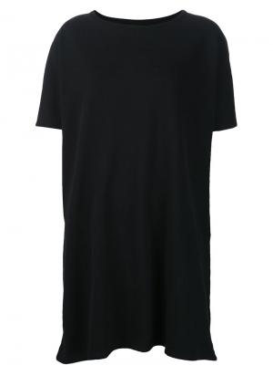 Платье-футболка Organic By John Patrick. Цвет: чёрный