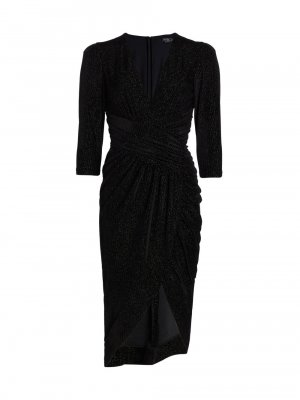Коктейльное платье Shimmer Velvet , черный PatBO