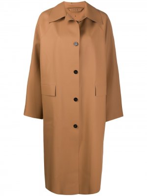 Пальто Original Below Rubber KASSL Editions. Цвет: коричневый