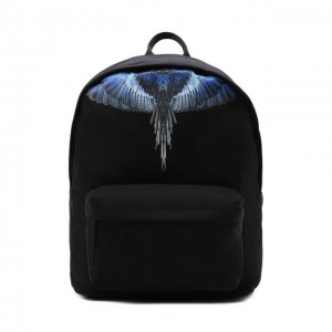 Текстильный рюкзак Marcelo Burlon. Цвет: чёрный