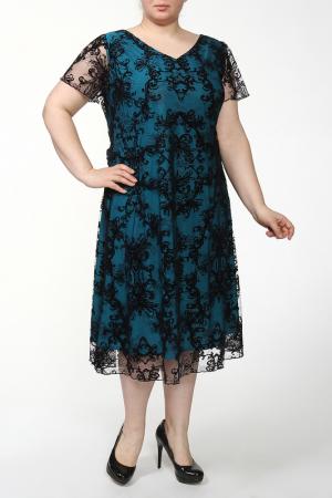 Платье Lia Mara. Цвет: бирюзовый, синий