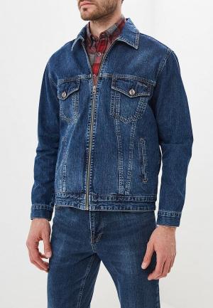 Куртка джинсовая Dairos. Цвет: синий